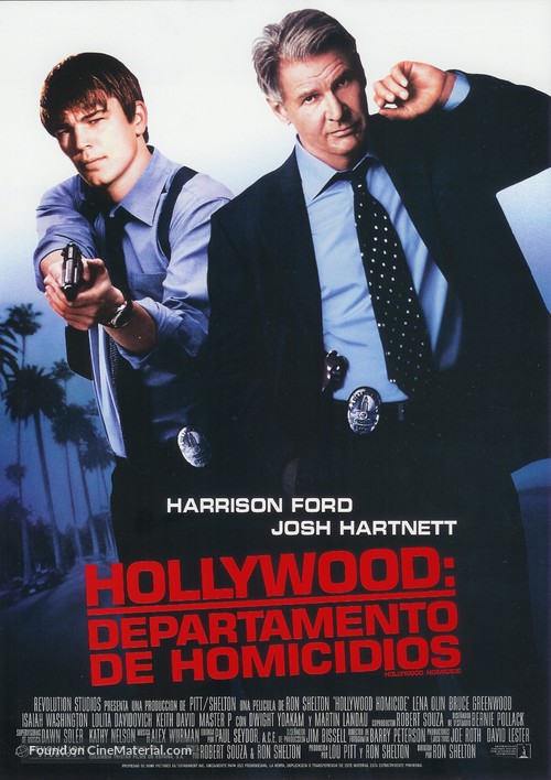 Hollywood Homicide - Spanish poster