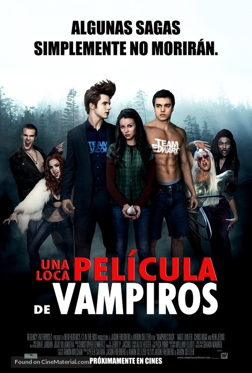 Vampires Suck - Mexican Movie Poster