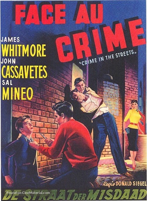 Crime in the Streets - Belgian Movie Poster