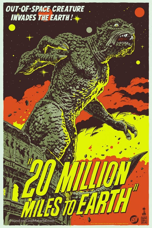 20 Million Miles to Earth - poster