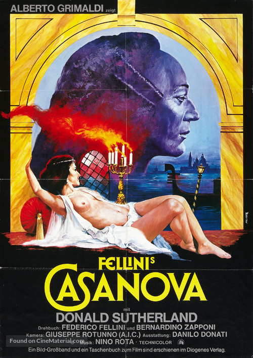 Il Casanova di Federico Fellini - German Movie Poster