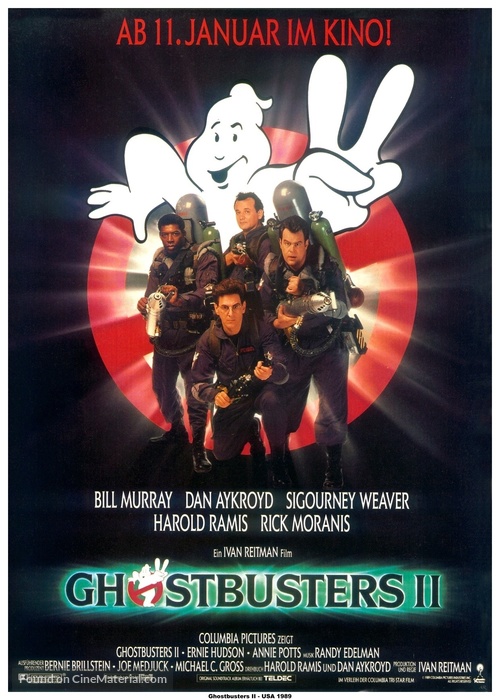 Ghostbusters II - German Movie Poster