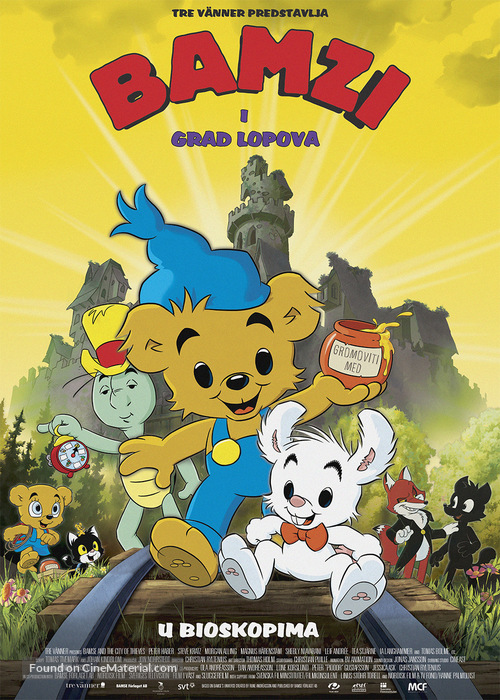 Bamse och tjuvstaden - Serbian Movie Poster