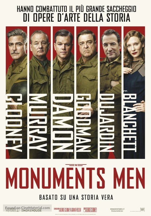 The Monuments Men - Italian Movie Poster