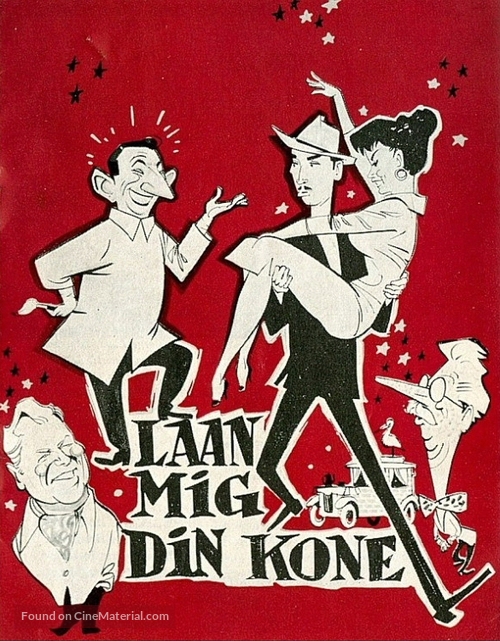 Laan mig din kone - Danish Movie Poster