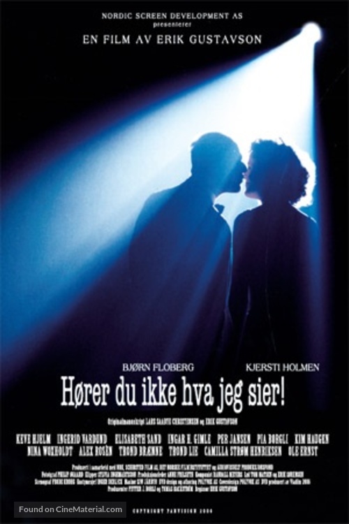 H&oslash;rer du ikke hva jeg sier! - Norwegian Movie Poster
