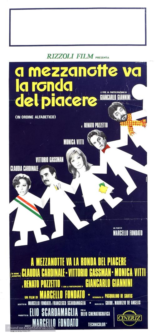 A mezzanotte va la ronda del piacere - Italian Movie Poster