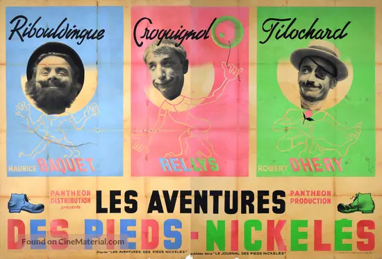 Les aventures des Pieds-Nickel&eacute;s - French Movie Poster