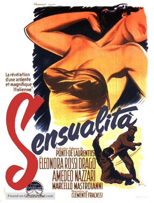 Sensualit&agrave; - French Movie Poster