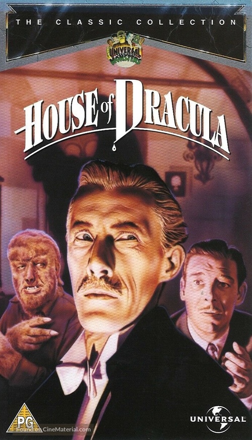 House of Dracula - British VHS movie cover