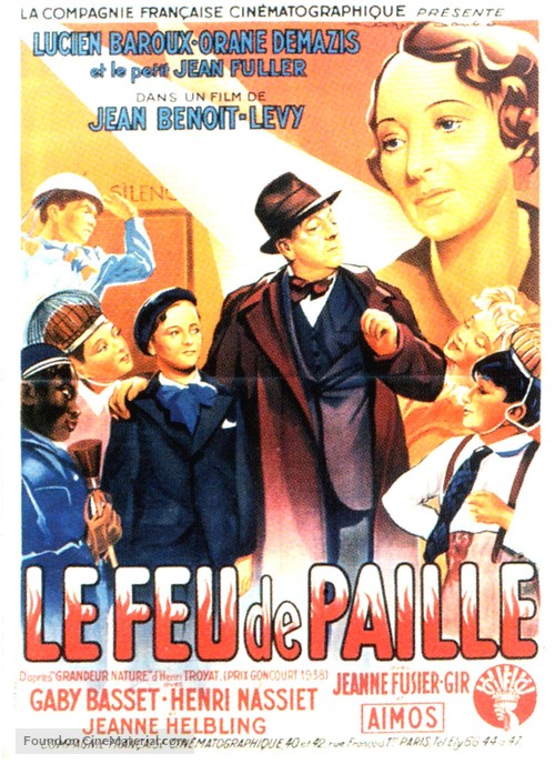 Le feu de paille - French Movie Poster