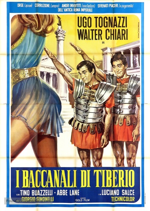 I baccanali di Tiberio - Italian Movie Poster