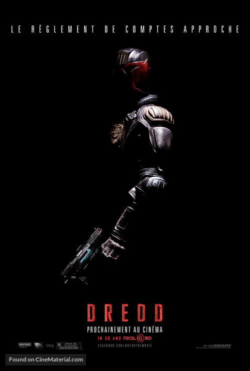 Dredd - French Movie Poster
