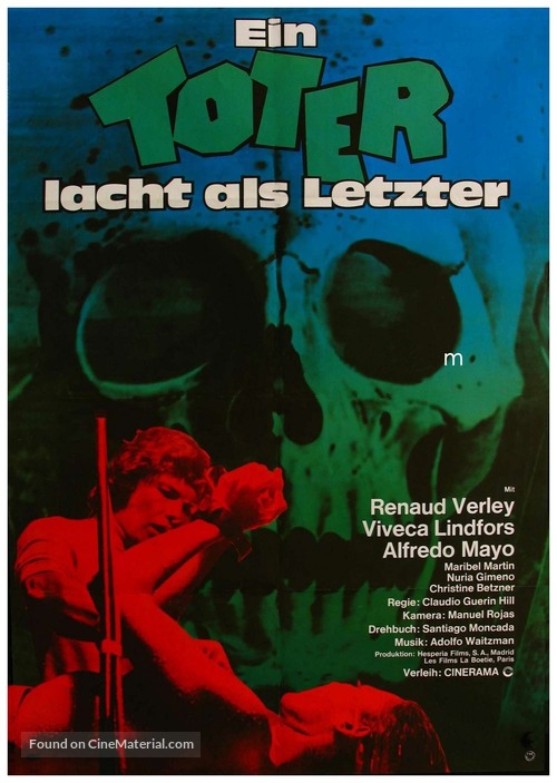 La campana del infierno - German Movie Poster