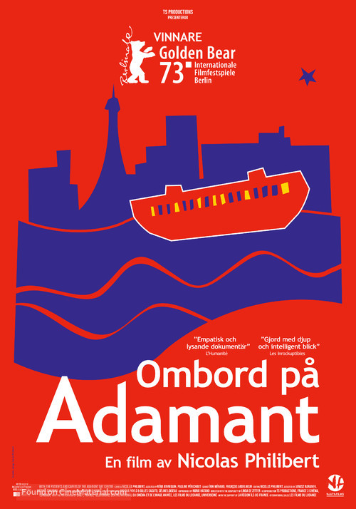 Sur l&#039;Adamant - Swedish Movie Poster