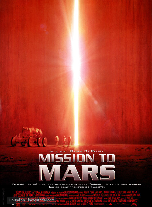 Mission To Mars - French Movie Poster