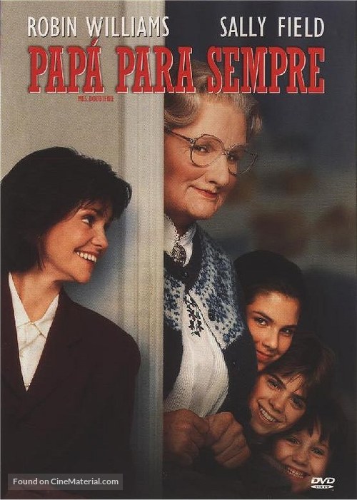 Mrs. Doubtfire - Portuguese Movie Cover