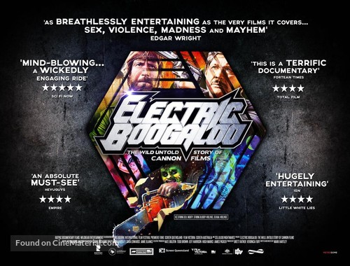 Electric Boogaloo: The Wild, Untold Story of Cannon Films - British Movie Poster