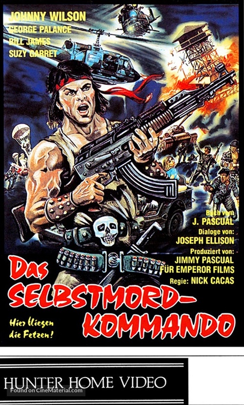 Deadly Commando - German VHS movie cover