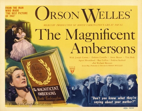 The Magnificent Ambersons - Movie Poster