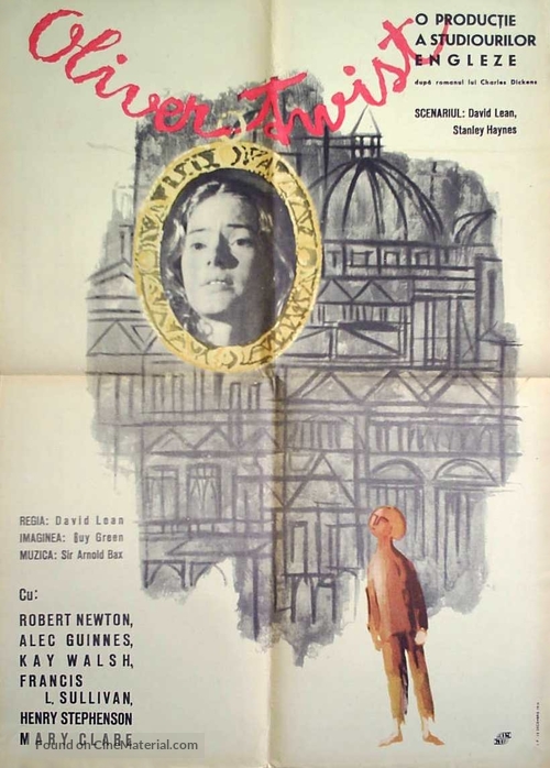 Oliver Twist - Romanian Movie Poster