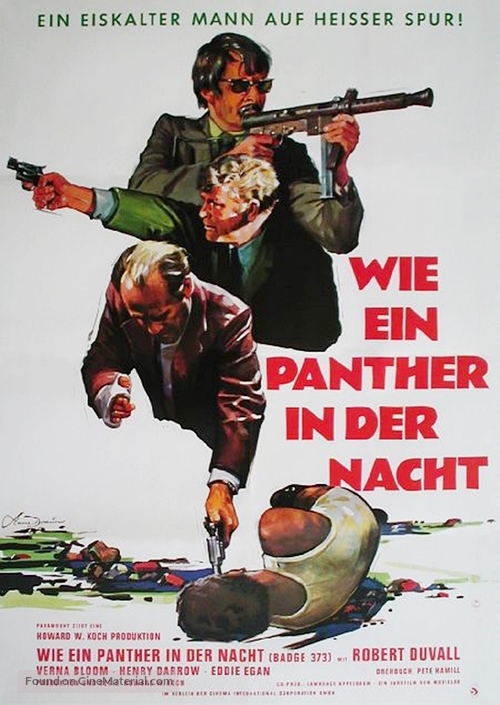 Badge 373 - German Movie Poster