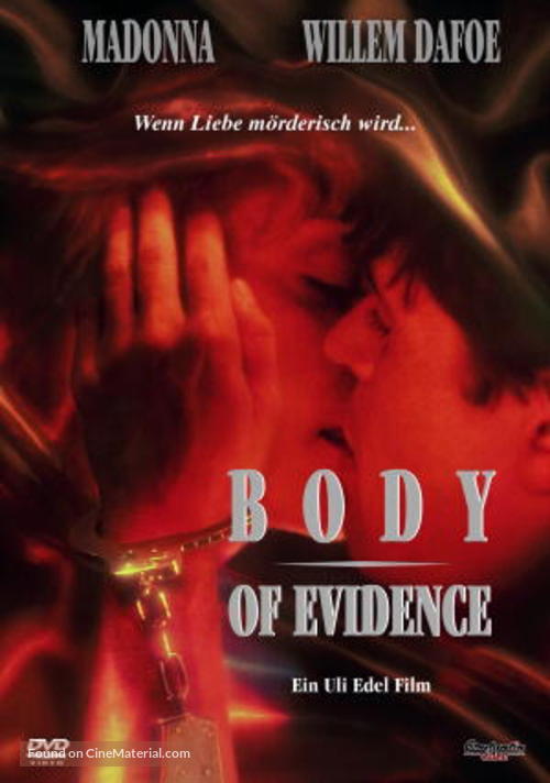 Body Of Evidence - German DVD movie cover