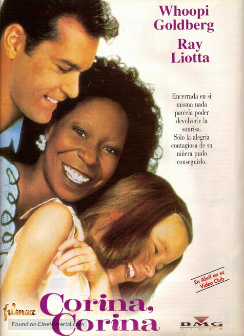 Corrina, Corrina - Spanish DVD movie cover