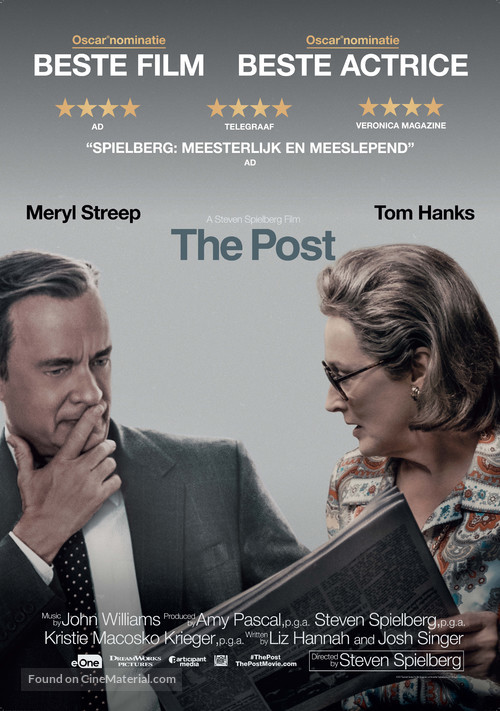 The Post - Dutch Movie Poster