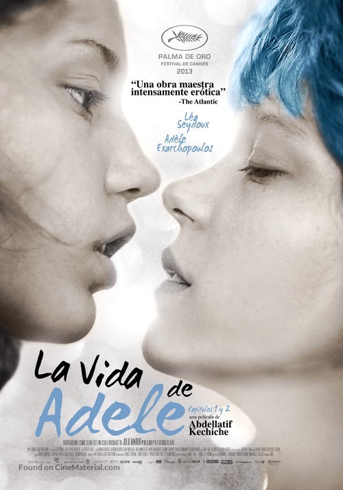 La vie d&#039;Ad&egrave;le - Mexican Movie Poster