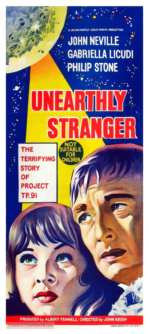 Unearthly Stranger - Australian Movie Poster