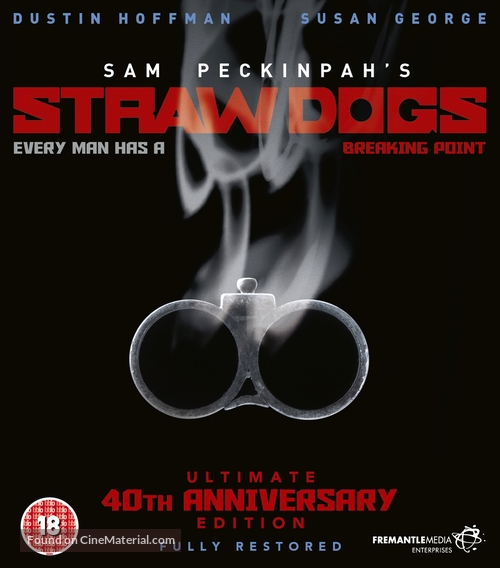 Straw Dogs - British Blu-Ray movie cover