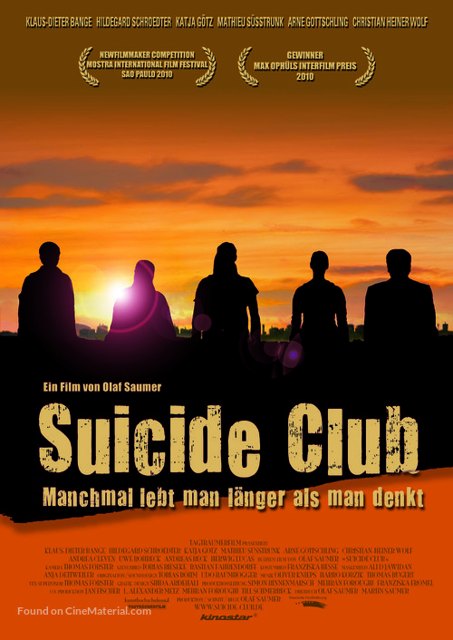 Suicide Club - German Movie Poster