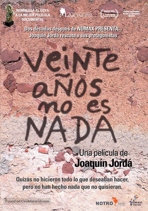 20 a&ntilde;os no es nada - Spanish poster