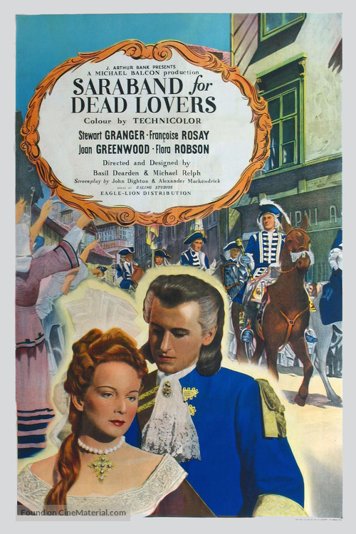 Saraband for Dead Lovers - British Movie Poster