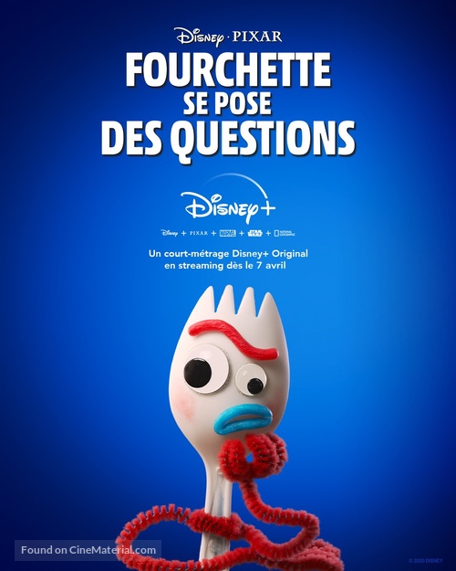 &quot;Forky Asks a Question&quot; - French Movie Poster