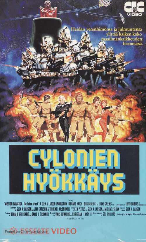 &quot;Battlestar Galactica&quot; - Finnish VHS movie cover