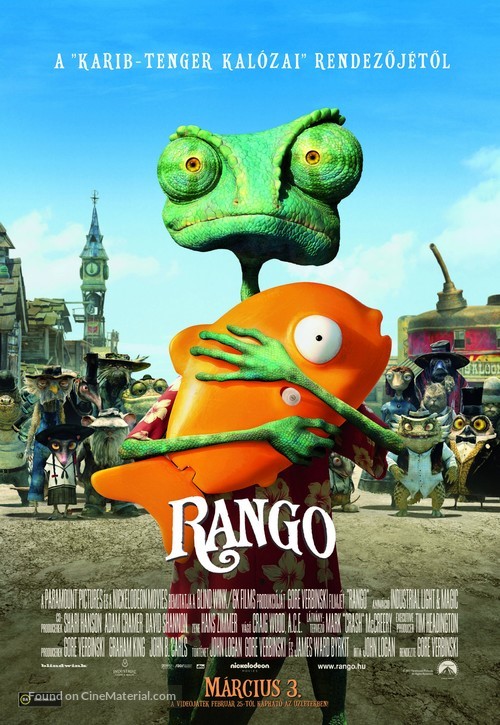 Rango - Hungarian Movie Poster