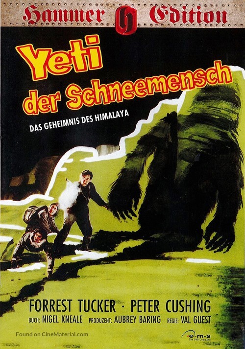 The Abominable Snowman - German DVD movie cover