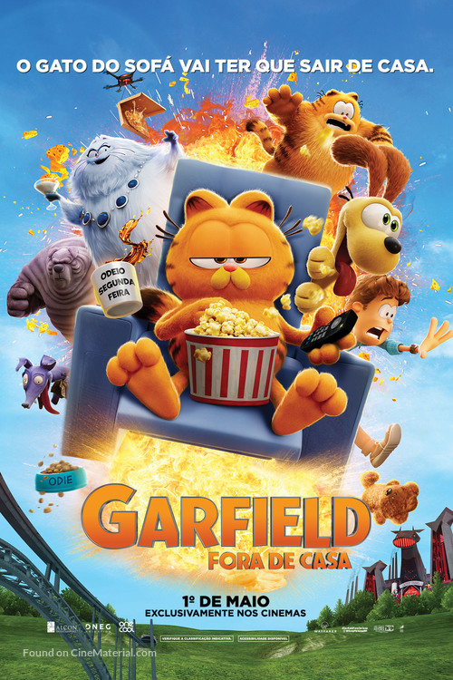 The Garfield Movie - Brazilian Movie Poster