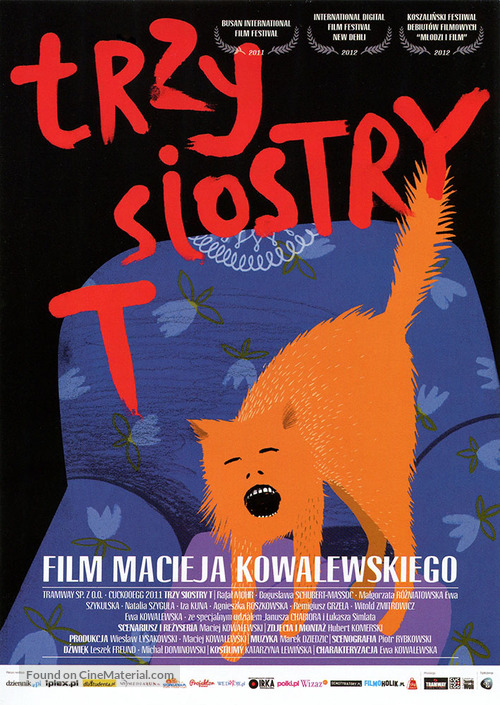 Trzy siostrzyczki trupki - Polish Movie Poster