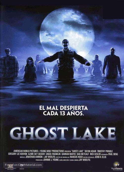Ghost Lake - Spanish Theatrical movie poster
