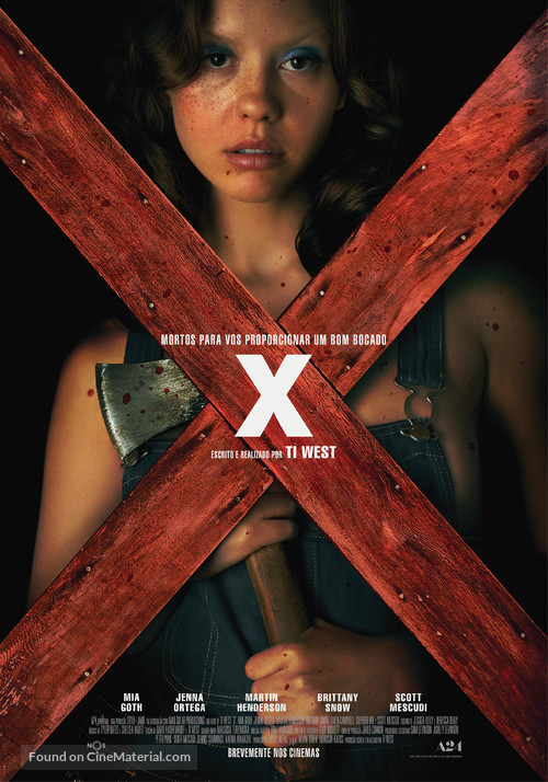 X - Portuguese Movie Poster