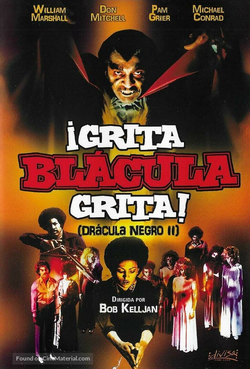 Scream Blacula Scream - Spanish DVD movie cover