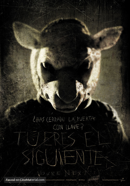 You&#039;re Next - Spanish Movie Poster