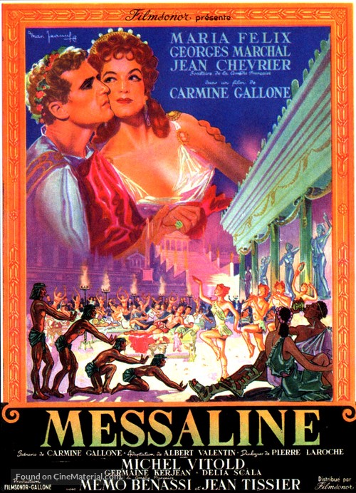 Messalina - French Movie Poster