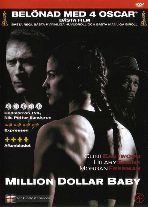Million Dollar Baby - Swedish DVD movie cover