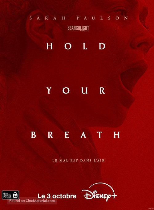 Hold Your Breath - French Movie Poster