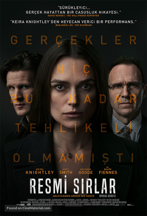 Official Secrets - Turkish Movie Poster