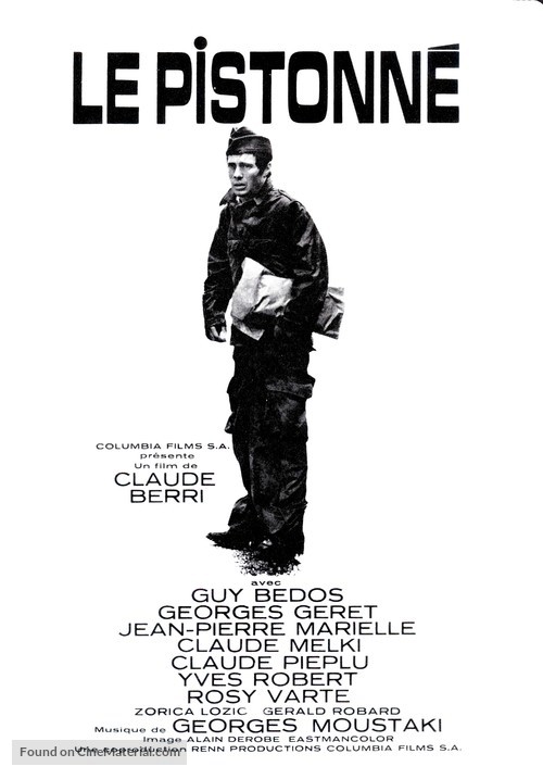 Le pistonn&eacute; - French Movie Poster